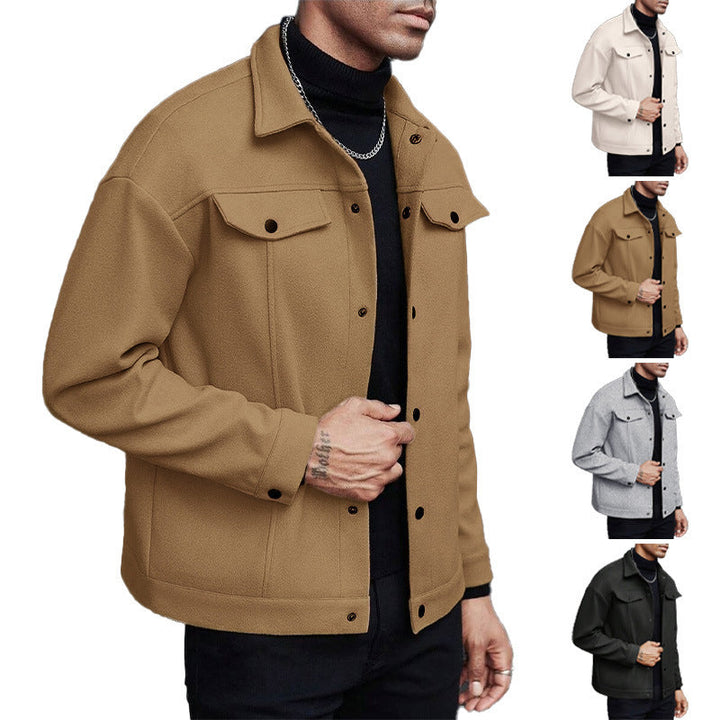 Herren moderne Freizeitjacke im lässigen Schnitt Drune