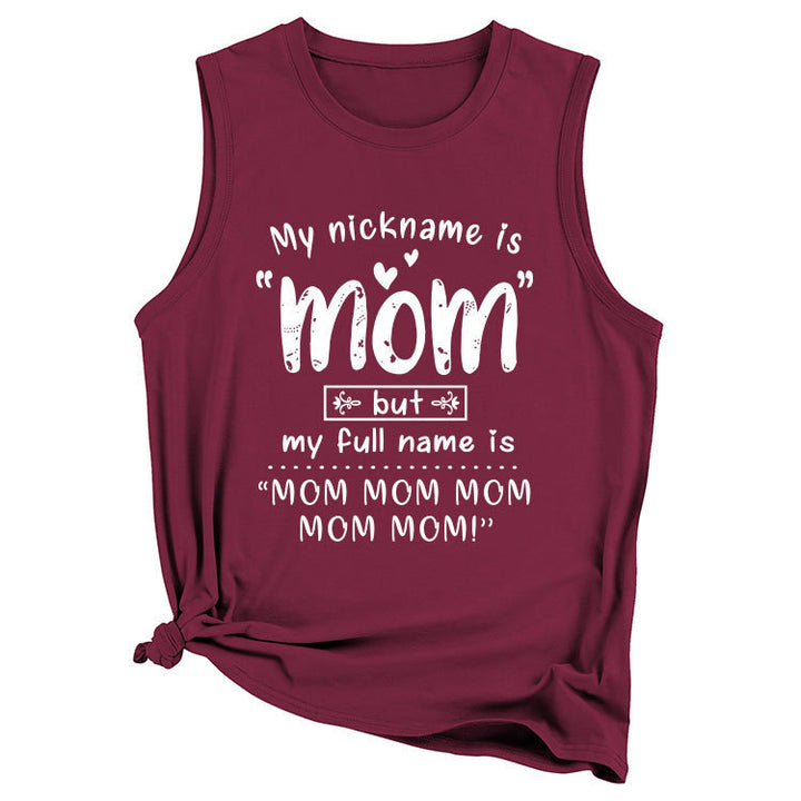 Frauen Verspielt Grafik Tanktop Drune