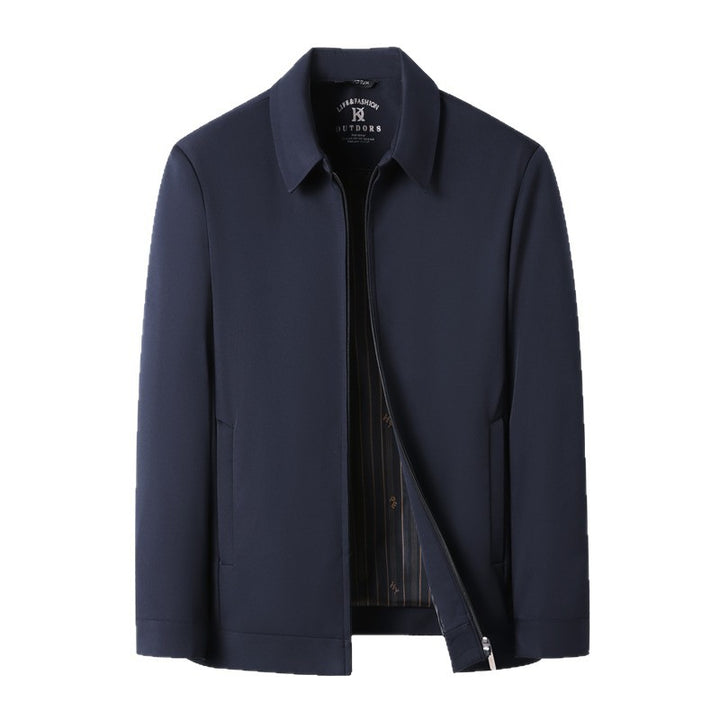 Herren elegante Freizeitjacke mit praktischem Stehkragen und atmungsaktiven Eigenschaften Drune