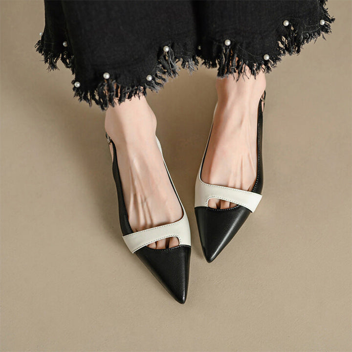 Damen Slingback-Pumps mit spitzem Zehendesign und eleganter Riemchenführung Drune