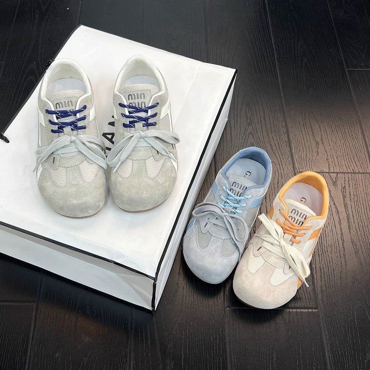 Damen modische Sneakers im sportlichen Design mit funktionalem Materialmix Drune