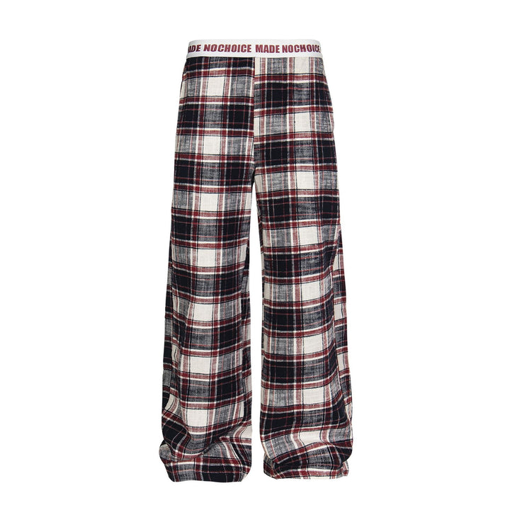 Damen Gemusterte Weitgeschnittene Freizeithose Drune