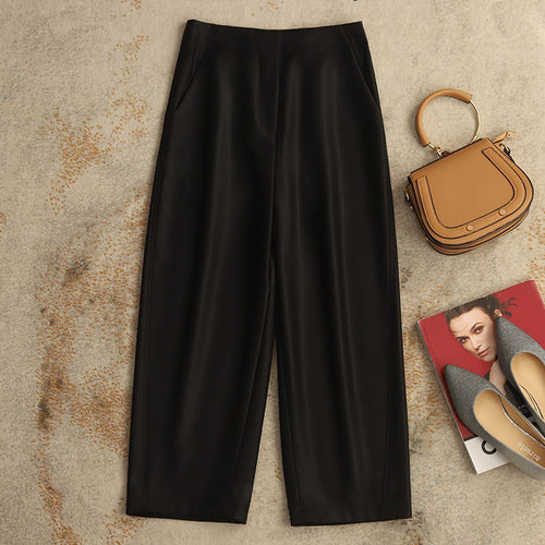 Damen Elegante und fließende Palazzo-Hose Drune