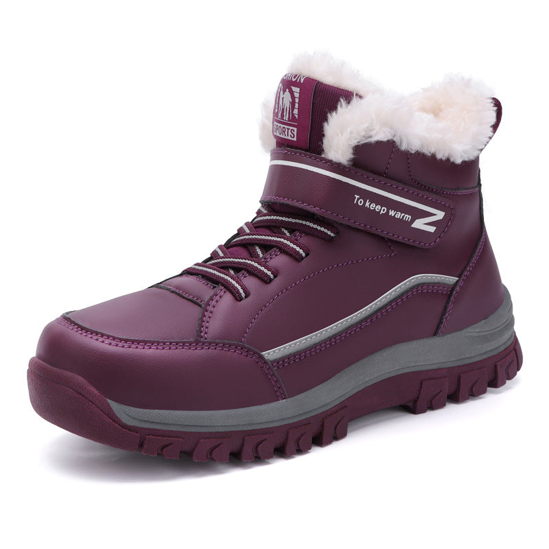 Damen Isolierte Winterstiefel mit rutschfester Profilsohle und warmem Innenfutter Drune