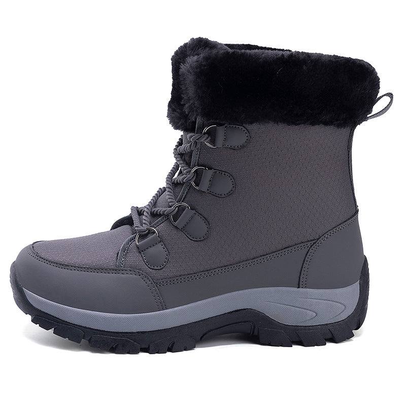 Damen Gefütterte knöchelhohe Winterboots Drune