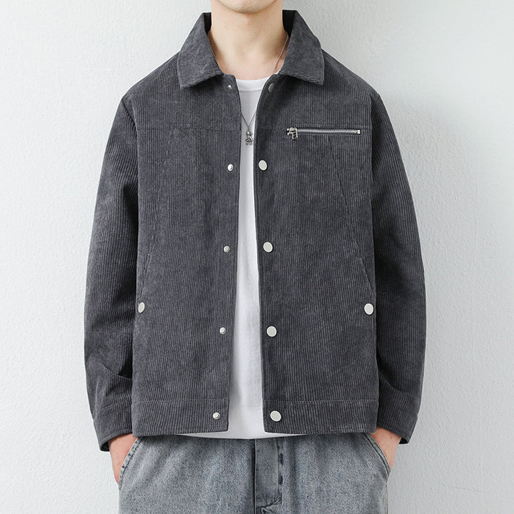 Herren Modische Cordjacke Drune