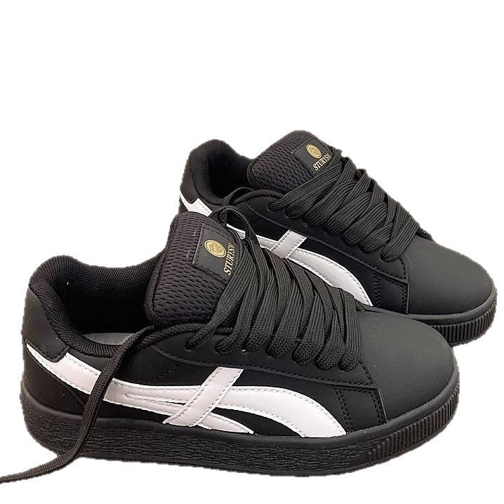 Damen Modische Sneakers mit hoher Gummisohle und atmungsaktivem Obermaterial Drune