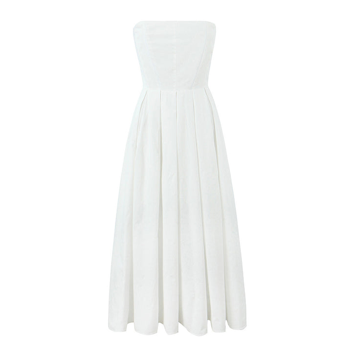 Damen elegantes corsagenfreies Abendkleid Drune