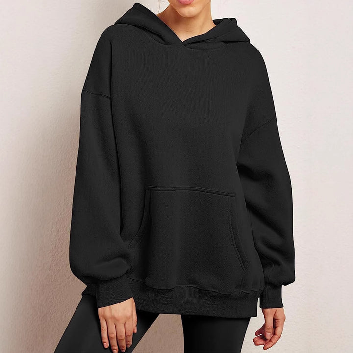 Damen Oversized Kapuzenpullover Drune