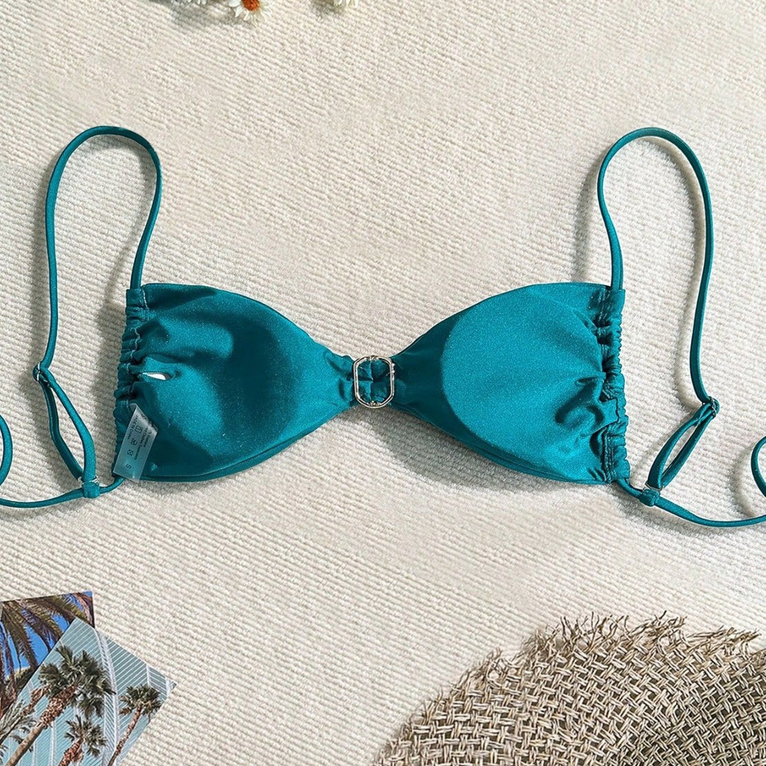 Damen Triangel-Bikini mit elegantem Schmuckdetail Drune