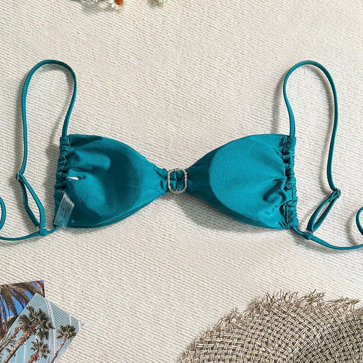 Damen Triangel-Bikini mit elegantem Schmuckdetail Drune
