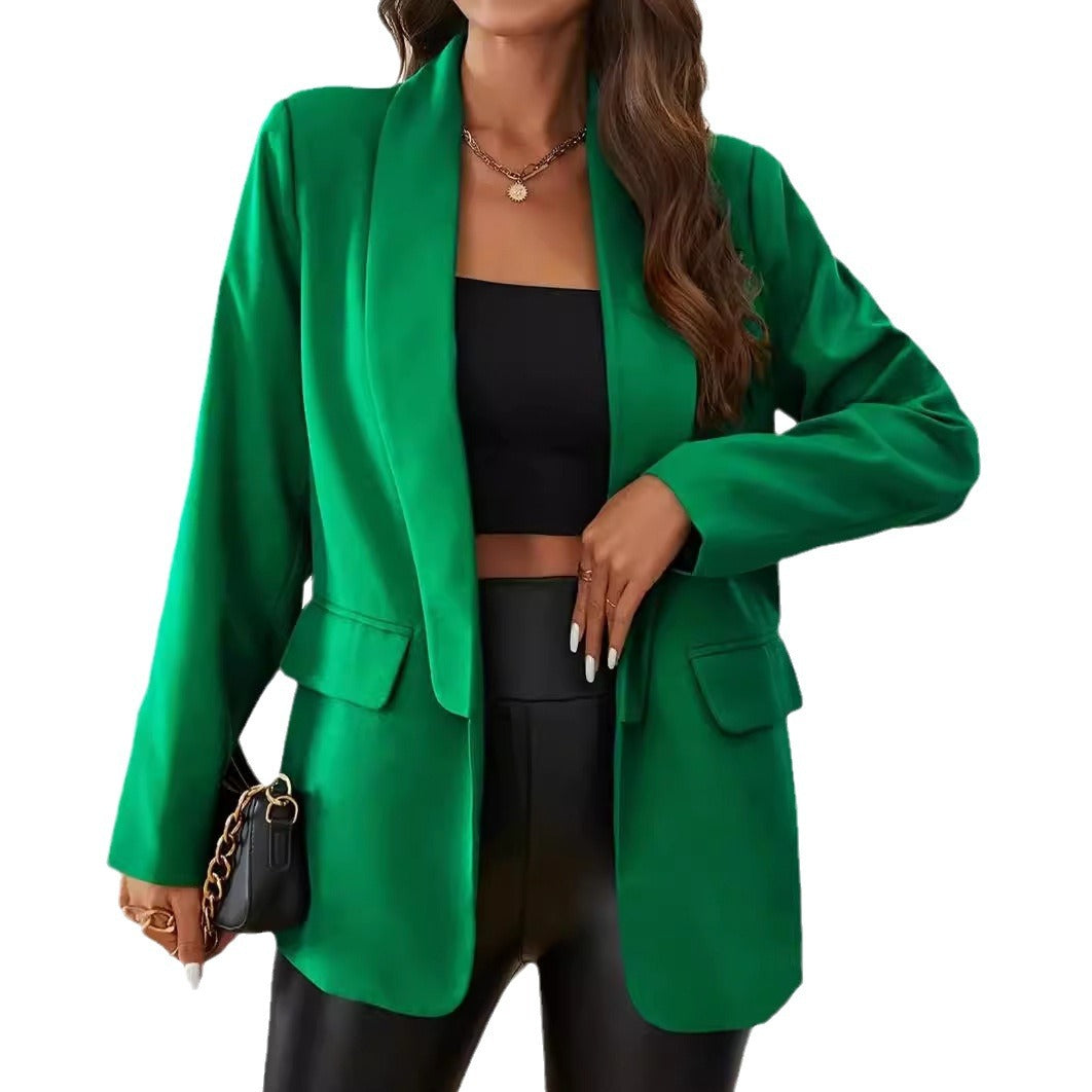 Damen Elegante und lässige Blazerjacke Drune