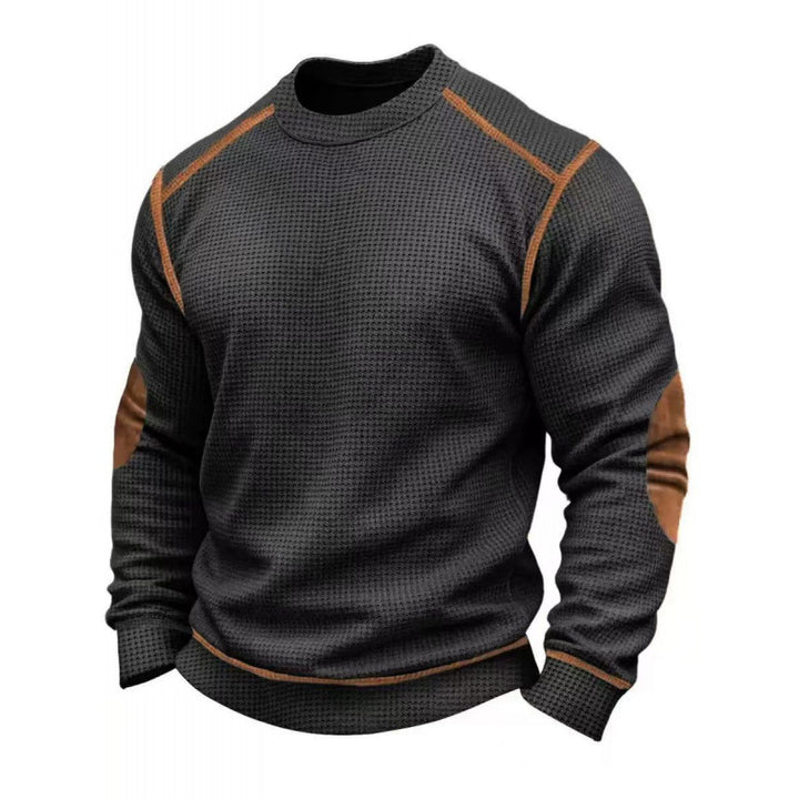 Herren Modischer Langarmpullover mit strukturiertem Design Drune