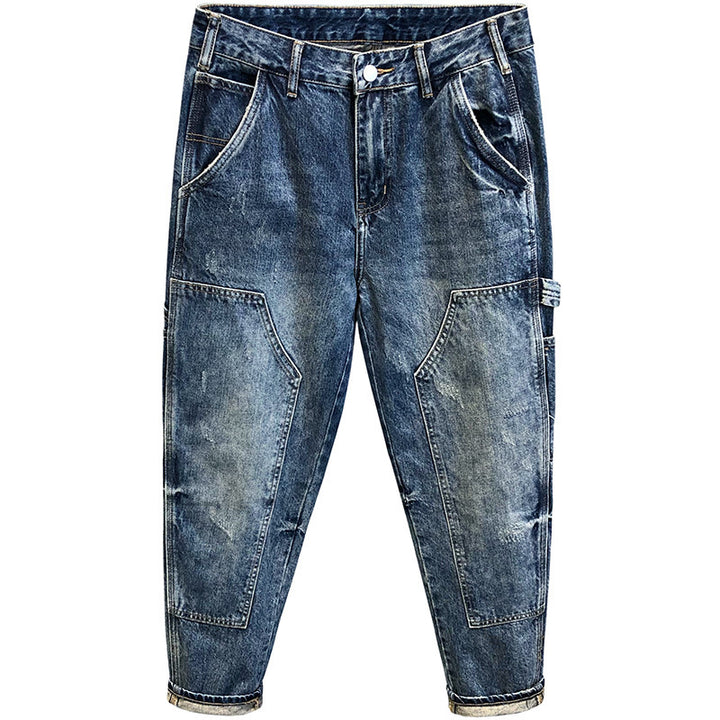 Damen Modische Denim Hose Drune