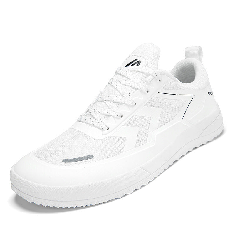 Unisex nan urbaner atmungsaktiver Mesh-Sneaker mit gezahnter griffiger Profilsohle und gepolstertem Einstieg Drune
