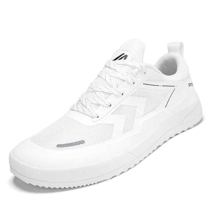 Unisex nan urbaner atmungsaktiver Mesh-Sneaker mit gezahnter griffiger Profilsohle und gepolstertem Einstieg Drune