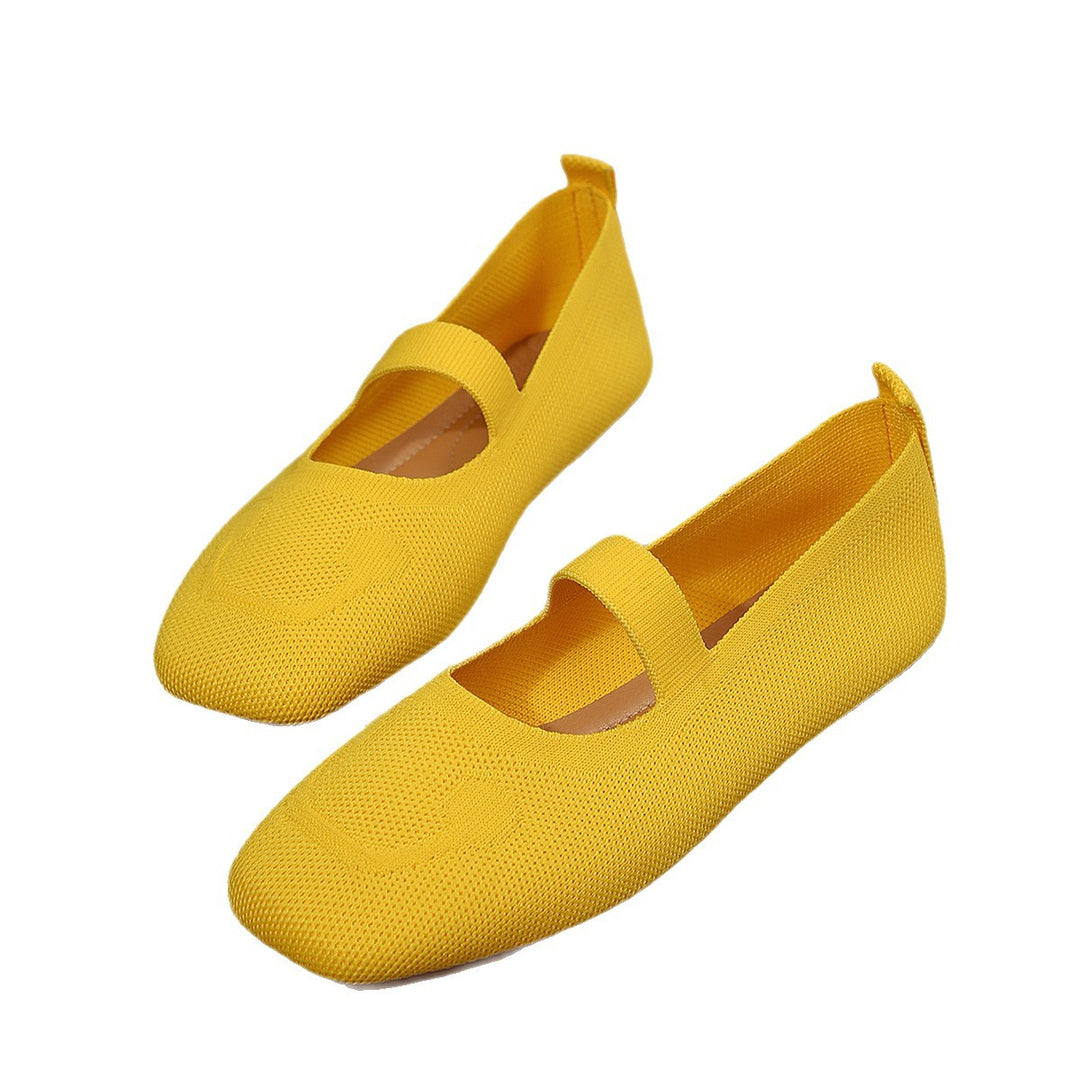 Damen Stilvolle Cutout Slipper Flats Drune