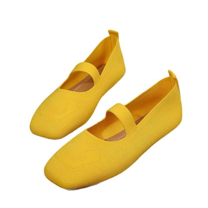 Damen Stilvolle Cutout Slipper Flats Drune