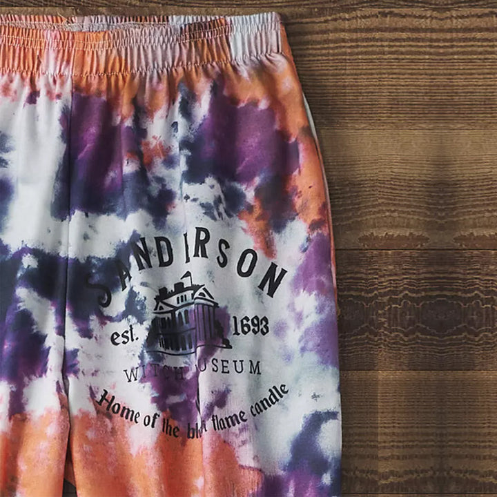 Damen Sportliche Freizeithose mit modischem Batikdesign Drune