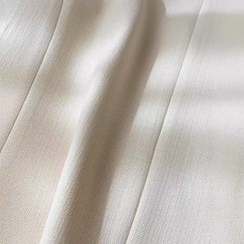 Damen Eleganter Kurzblazer mit Goldknöpfen Drune