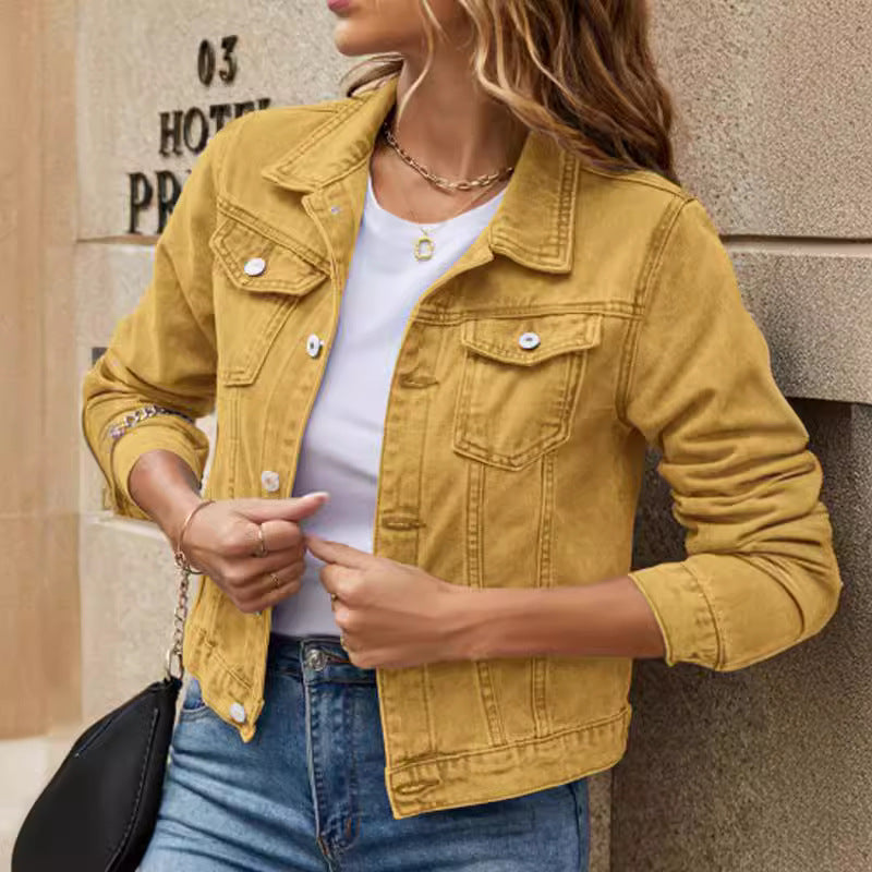 Damen Jeansjacke im modernen Schnitt mit praktischen Taschen Drune