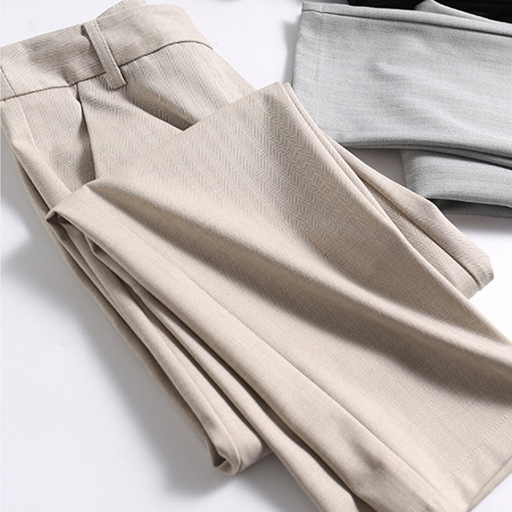 Damen Elegante und bequeme Hochtaillierte Anzughose Drune
