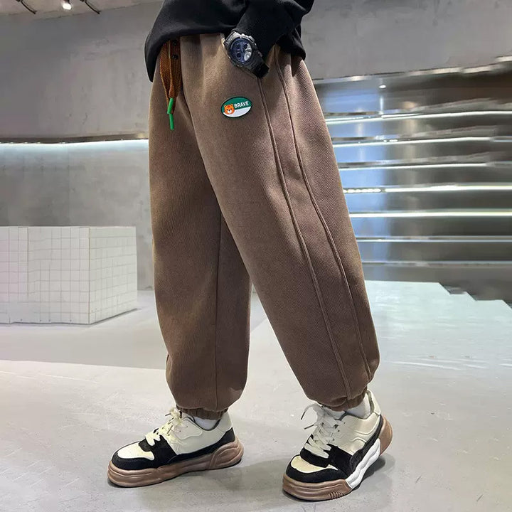 Herren lässige Sporthose mit praktischem Kordelzug und Seitentaschen Drune