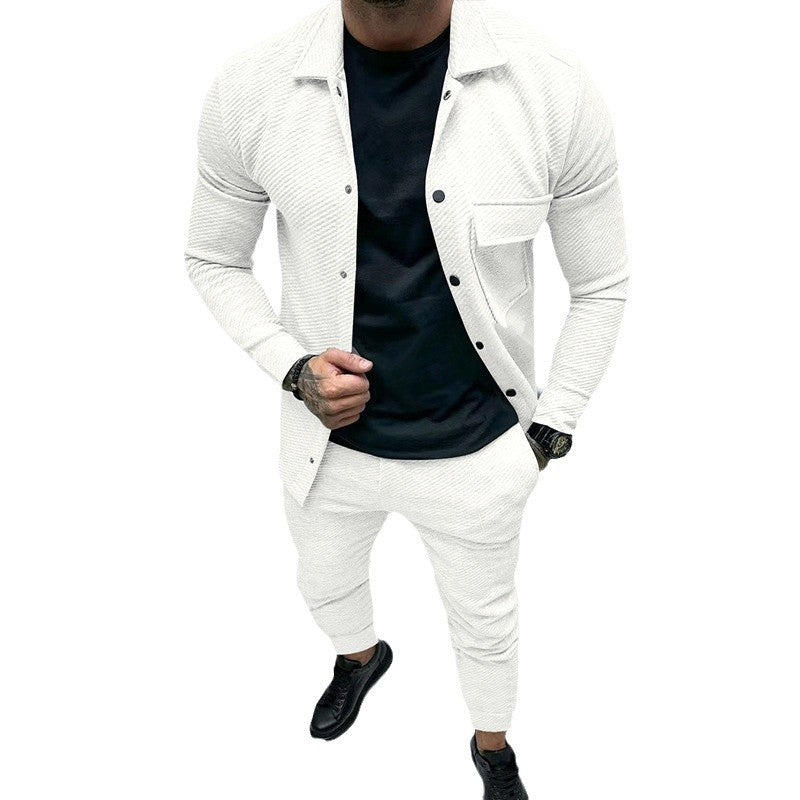 Herren modisches Karomuster Freizeitanzug Drune