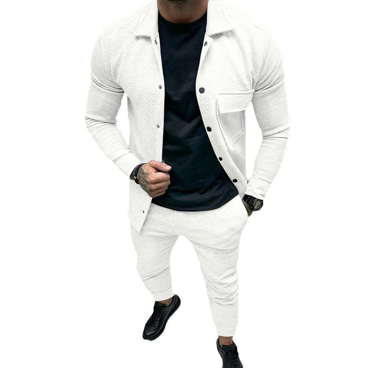 Herren modisches Karomuster Freizeitanzug Drune