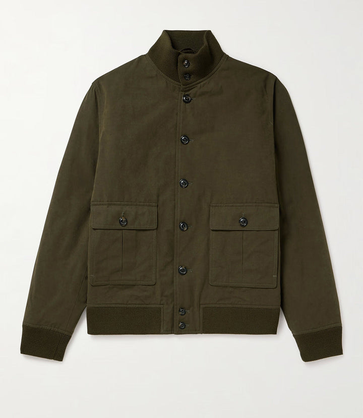 Herren modische Wildlederjacke mit strukturiertem Design Drune