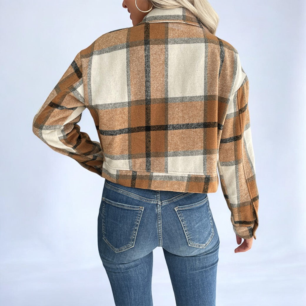Drune | Modische Karo Jacke