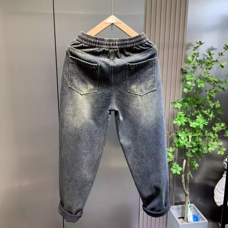 Herren Lässige Baggy Jeans Drune