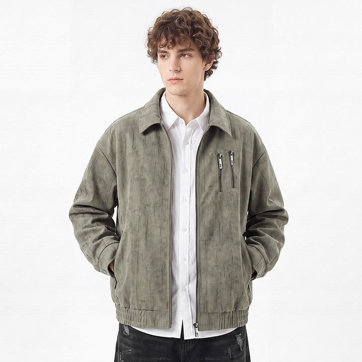 Herren Modische Casual Jacke Drune