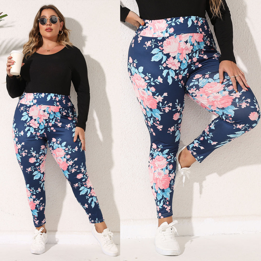 Damen Blumenleggings Drune