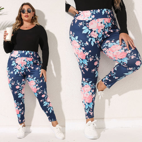 Damen Blumenleggings Drune