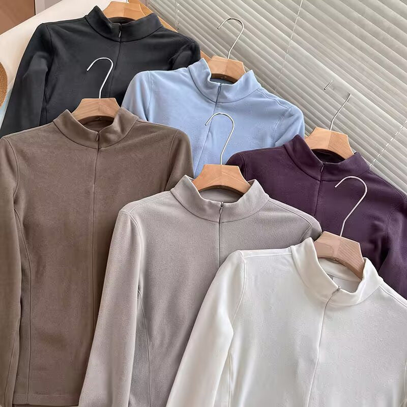 Damen Sportliches Langarmshirt mit innovativer Schnittführung Drune