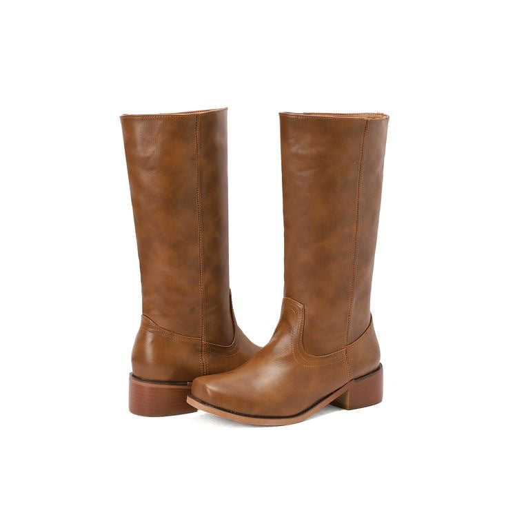 Drune | Damen Plateau Stiefel Bequeme