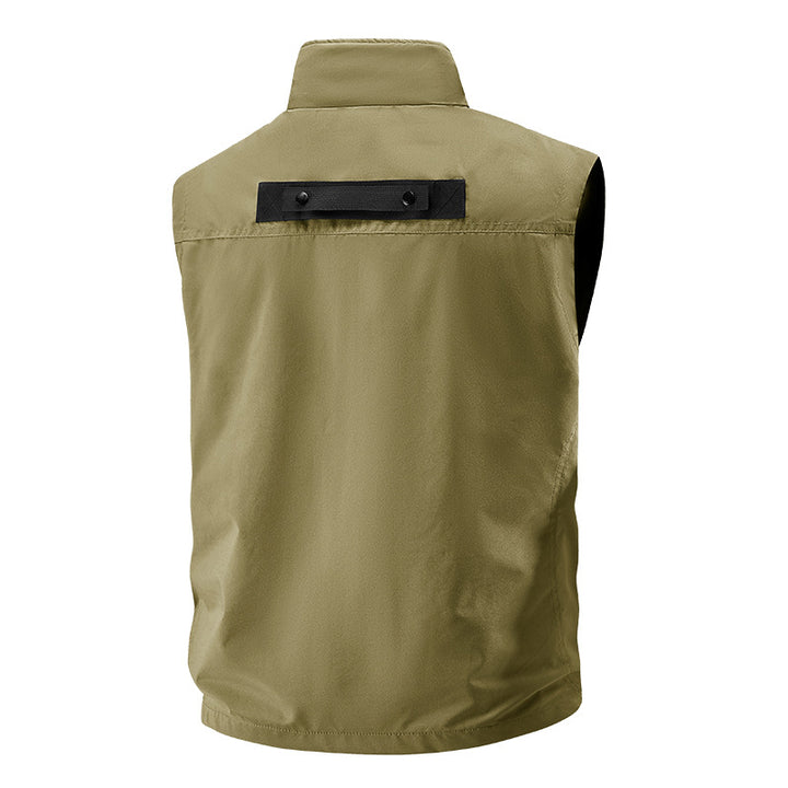 Herren taktische Multifunktionsweste mit zahlreichen Mehrzwecktaschen, leichtem Ripstop & Mesh‑Futter Drune