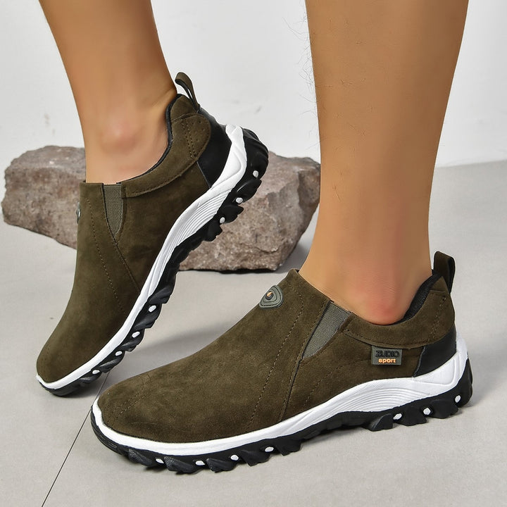 Herren dezenten wasserabweisenden Wildleder-Slipper mit griffiger Outdoor-Laufsohle Drune