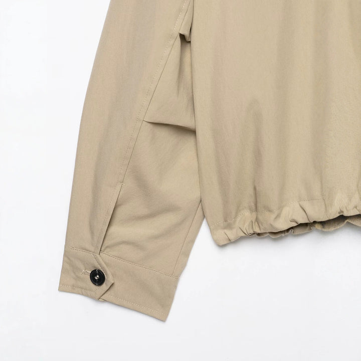 Damen Leichte Kapuzenjacke im Oversize-Boxy-Schnitt mit Tunnelzugsaum Drune