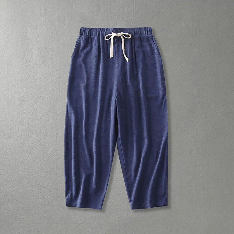 Damen Locker geschnittene Freizeit-Hose mit elastischem Bund und Tunnelzug Drune