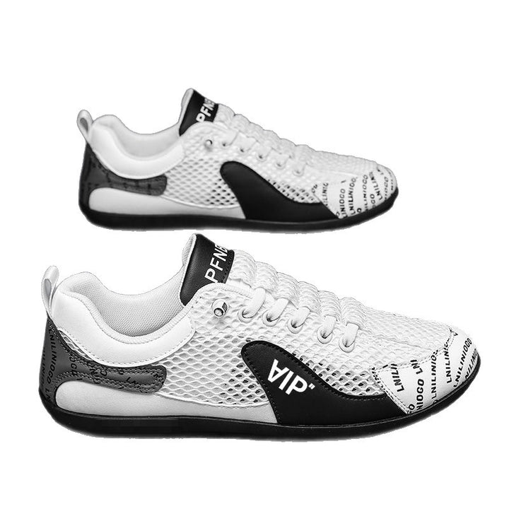 Herren Leichter atmungsaktiver Mesh-City-Runner mit stabiler Gummisohle und dekorativem Print Drune