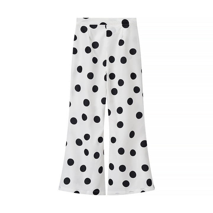 Damen Culotte mit Punkten und elastischem Bund Drune