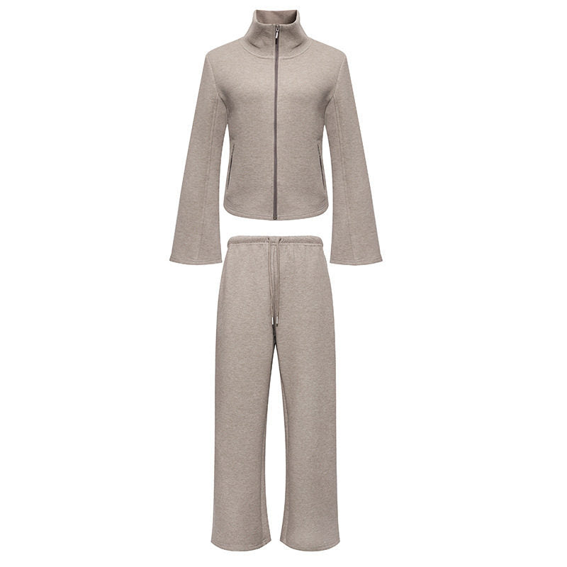 Damen Extraweite Lounge-Palazzo-Sweathose mit Komfortbund und Kordelzug Drune