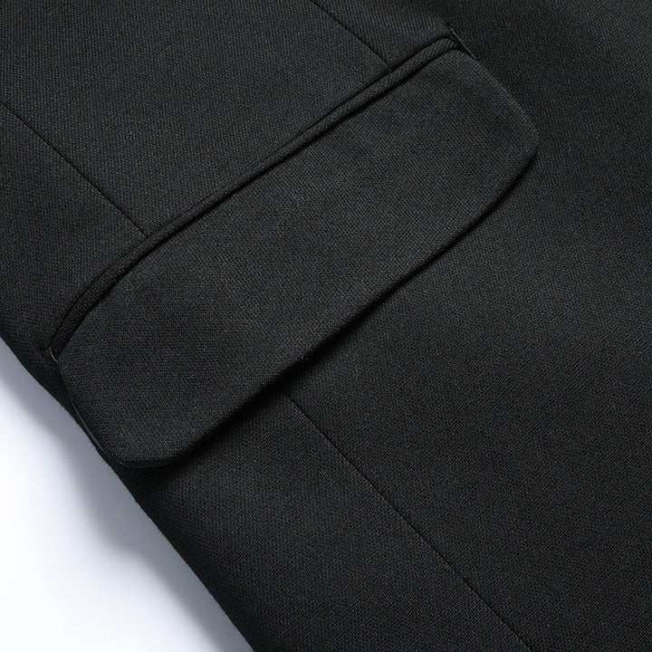 Herren Schlankes knitterarmes Business-Sakko mit Notch-Revers Drune