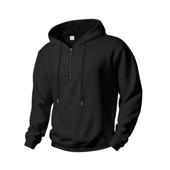 Herren Kapuzenpullover mit innovativem Reißverschluss und atmungsaktivem Material Drune