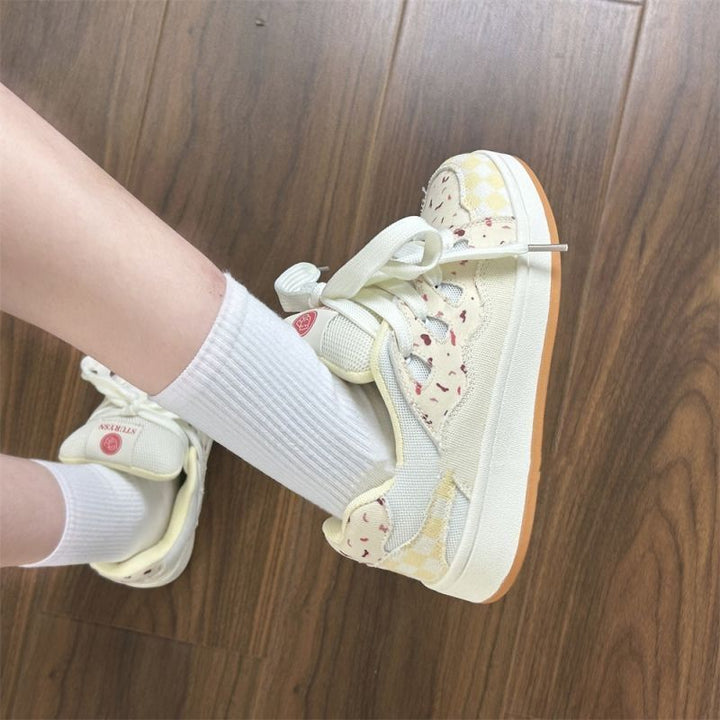 Damen Sportliche Sneakers mit verspieltem Design und bequemem Kunststoff-Obermaterial Drune