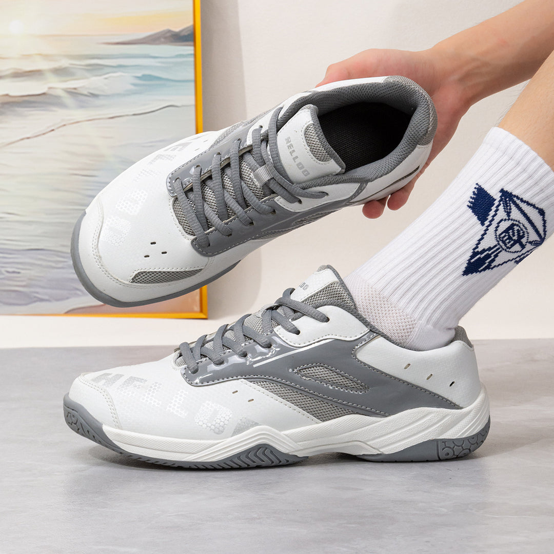 Unisex nan leichte atmungsaktive Indoor-Tennisschuhe mit stoßdämpfender Gummisohle Drune