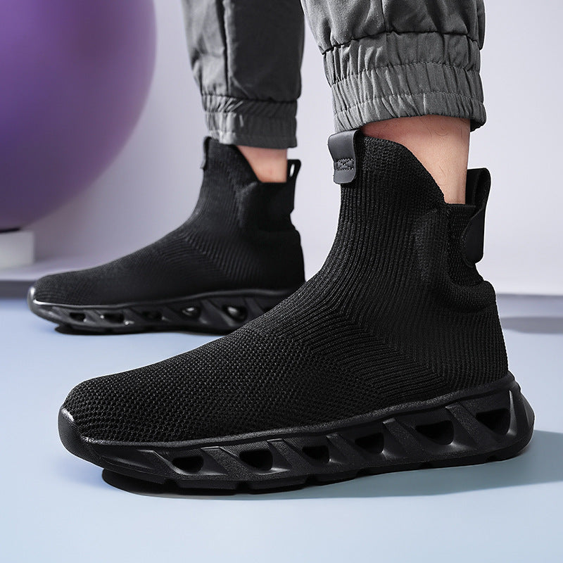 Herren Stretch Strick Slip-On Sneaker Drune