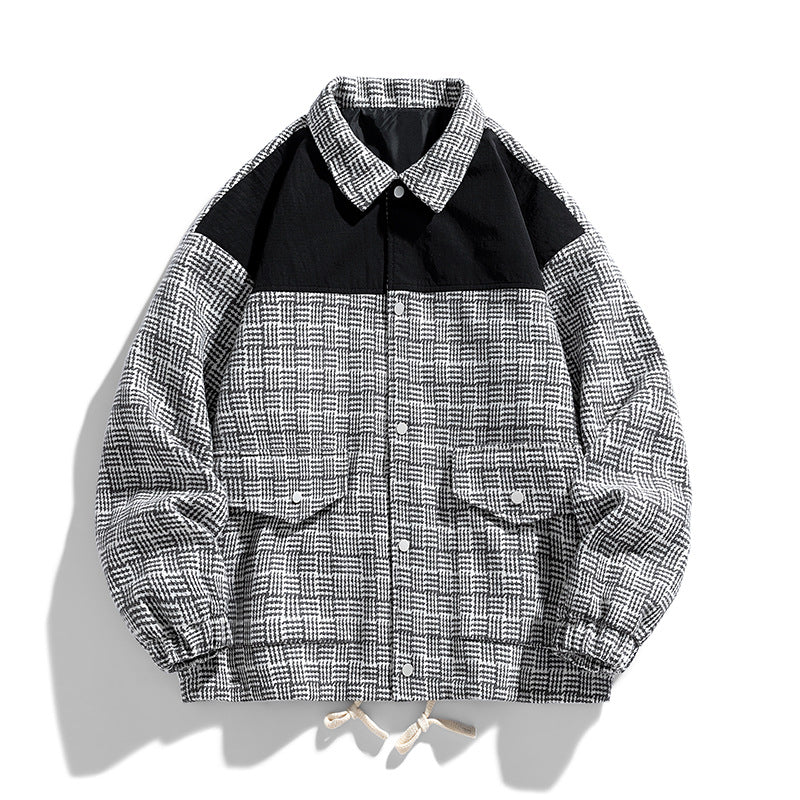 Herren Übergroße Utility-Jacke Drune